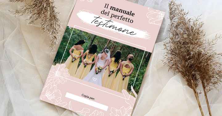 Dicci di più sui tuoi testimoni e ottieni un regalo speciale per loro🎁 - 1