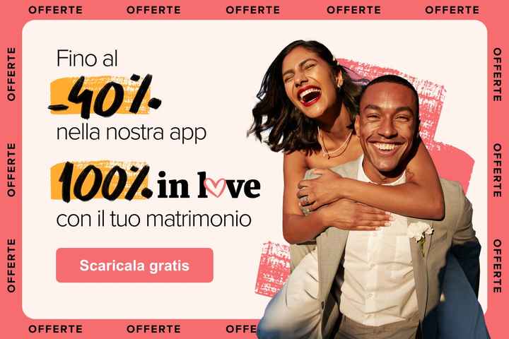 Offerte di primavera: sconti fino al 40% sulla app Matrimonio.com! 👇 - 2