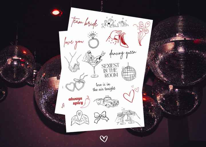 Vinci i wedding tatoo per i tuoi invitati rispondendo a queste domande! 🪩🎁 - 1