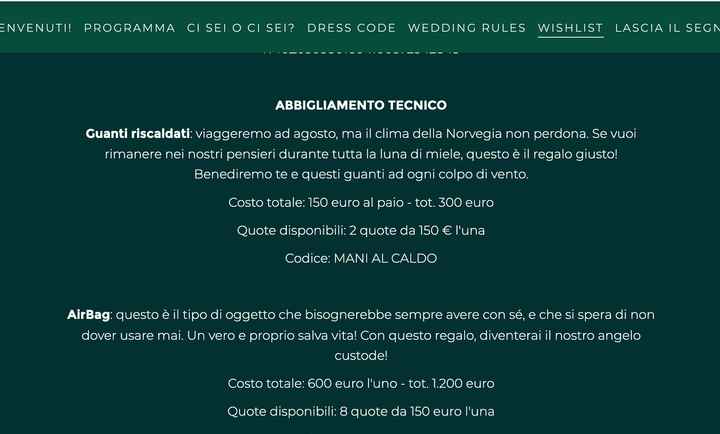Partecipazione : lista nozze o iban? - 1