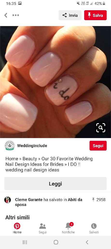 Colore smalto al matrimonio 💅🏽 - 1