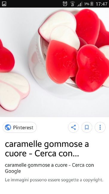 Segnaposto caramelle gommose a cuore? 2
