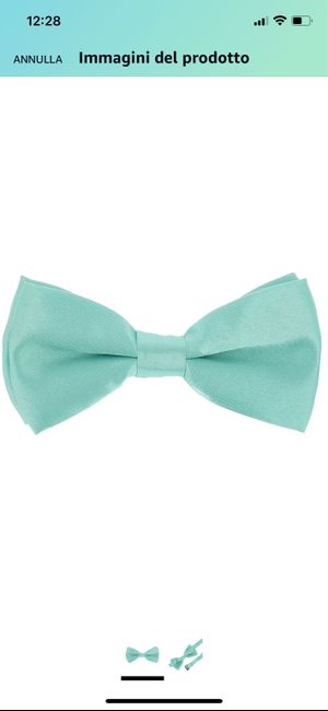 Abbigliamento per paggetti color tiffany. 1