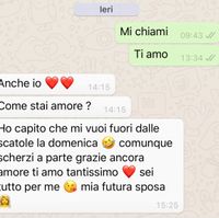 Condividi lo screenshot dell'ultimo messaggio che vi siete inviati - 1