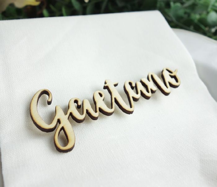 Segnaposto fai da te - 1