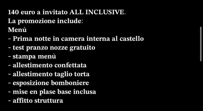Help! Offerta all-inclusive location 1