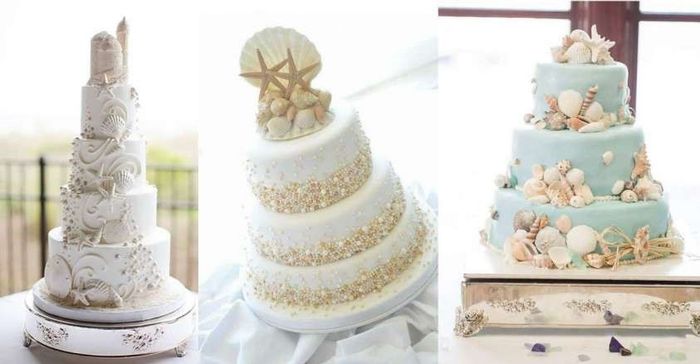 Wedding cake tema mare