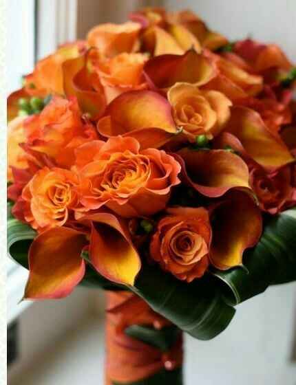 Bouquet arancione - 9