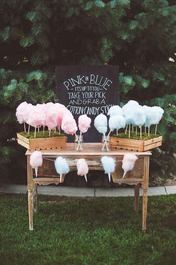 Idee per confettate, candy bar, popcorn bar, zucchero filato, snack, gelati. - 7
