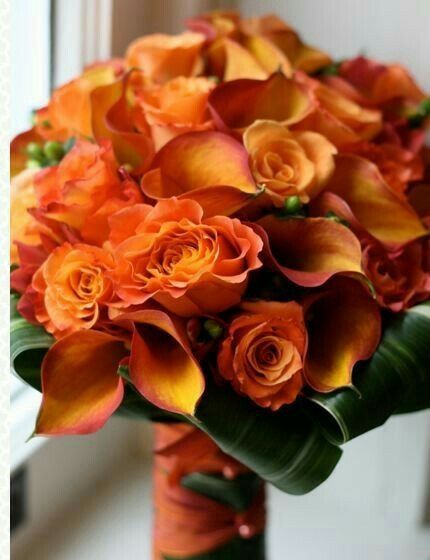 Bouquet arancione - 9