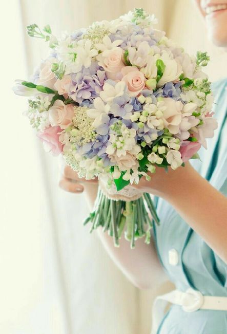Bouquet colori pastello - 10