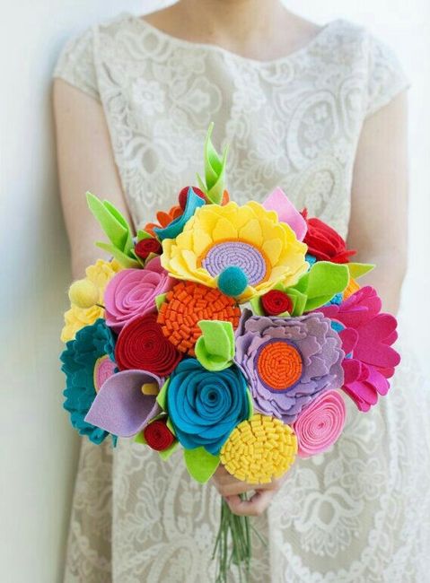 Bouquet in feltro - 8