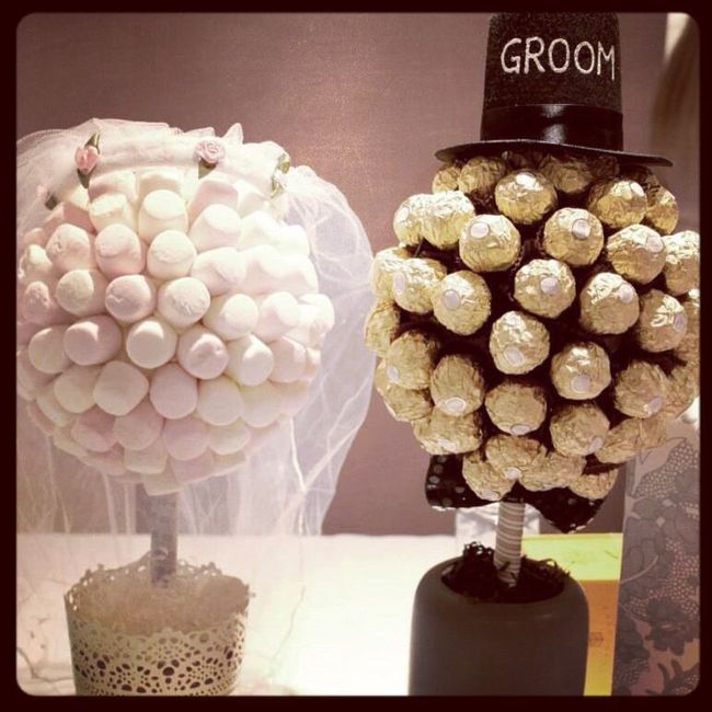 Idee per confettate, candy bar, popcorn bar, zucchero filato, snack, gelati. - 2