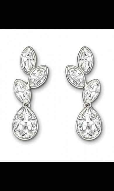 Collana e orecchini Swarovksi per il gran giorno  - 2