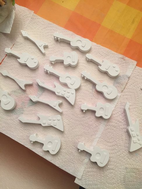 Tutoria realizzazione gessetti segnaposto musicali - 3