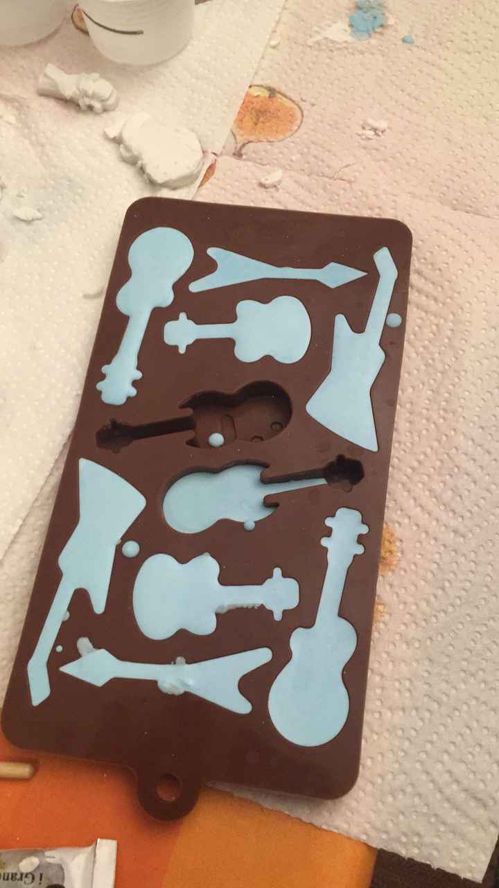 Tutoria realizzazione gessetti segnaposto musicali - 2