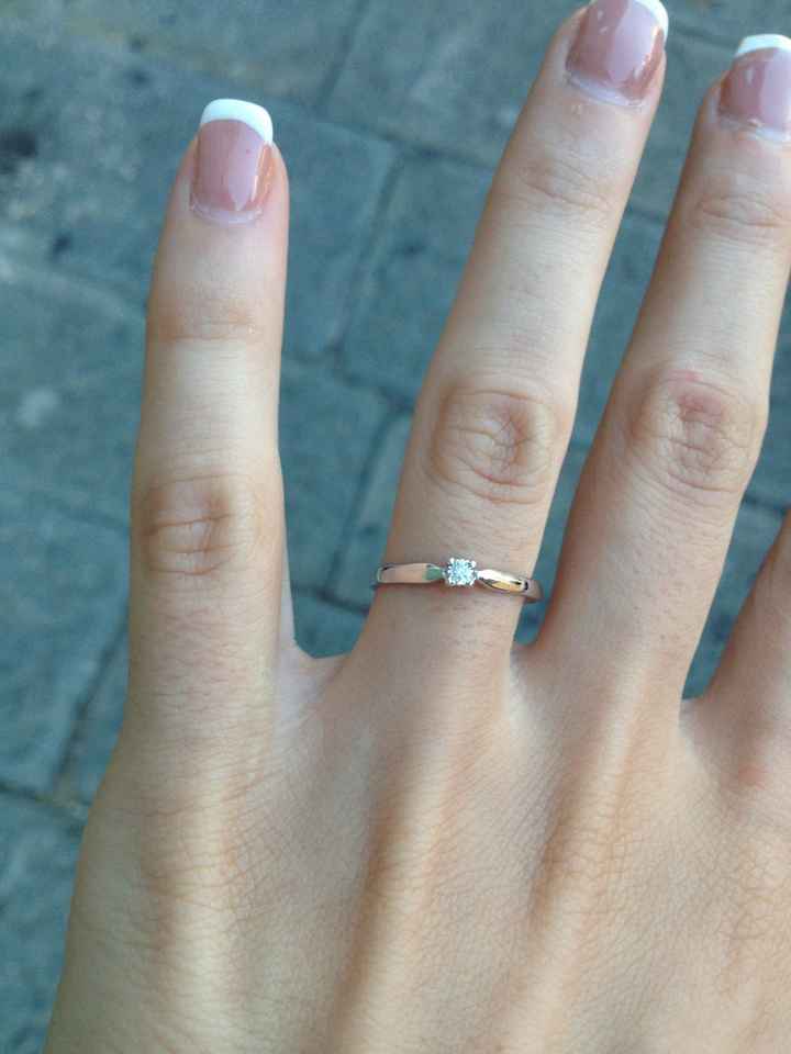 Il mio anello di fidanzamento