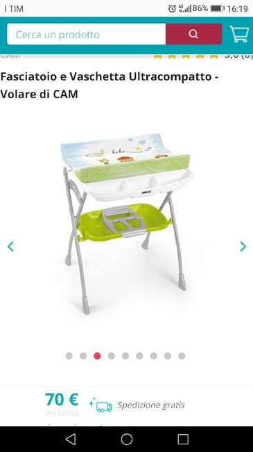 Fasciatoio con vaschetta 1