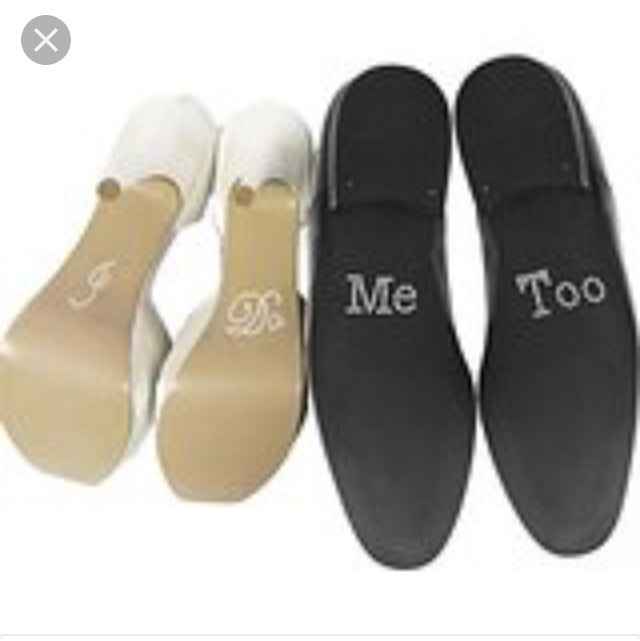 " i do" wedding shoes sticker - 1
