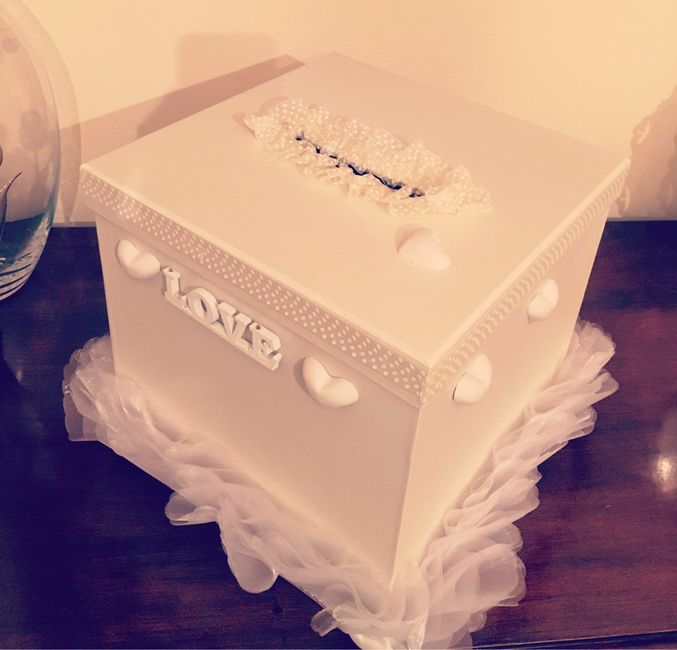 Scatola portabuste fai da te😉 - 2