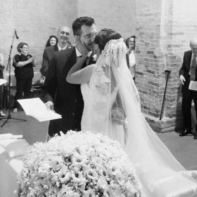 appena dichiarati marito e moglie!