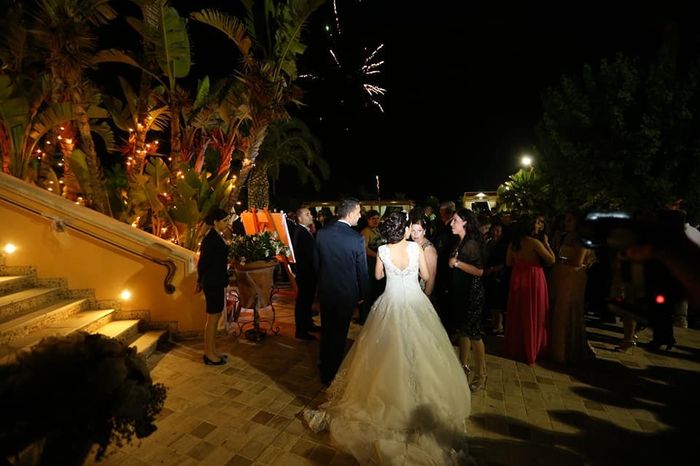 momenti del matrimonio...arrivo in ristorante