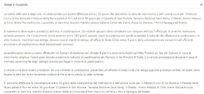 Rito civile castello di San Michele a Cagliari 2