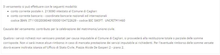 Rito civile castello di San Michele a Cagliari 5