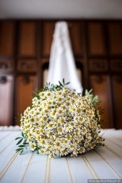Bouquet con fiori di campo per le nozze 3