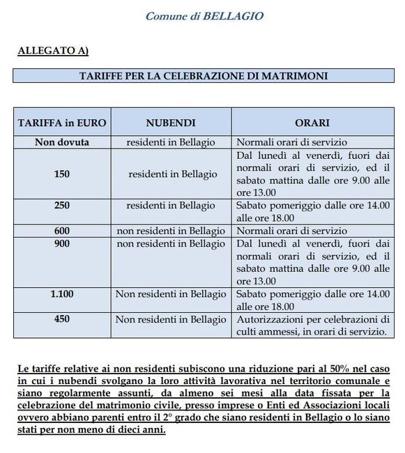 rito civile bellagio