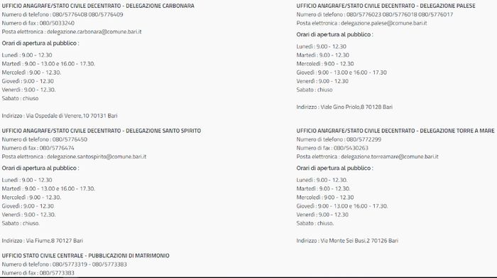 Chiesa sconsacrata per il rito civile a Bari 1