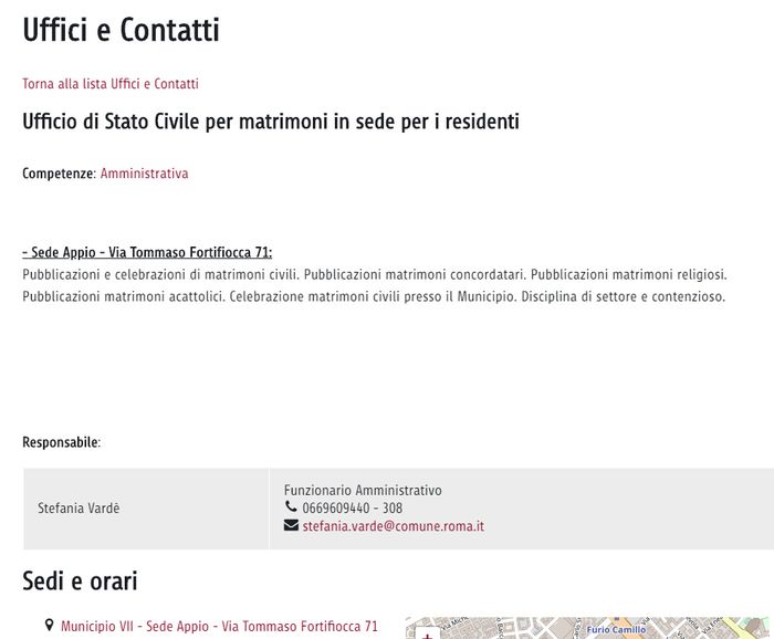 Matrimonio VII Municipio di Roma