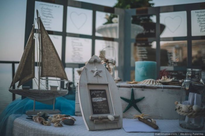 Consigli tableau de mariage tema mare 3