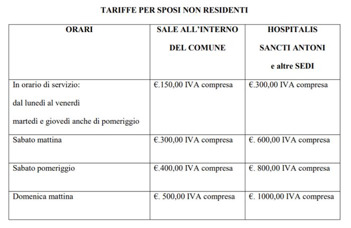 rito civile con valore legale oristano