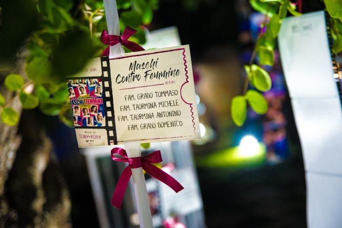 Tableau du mariage cinema 8