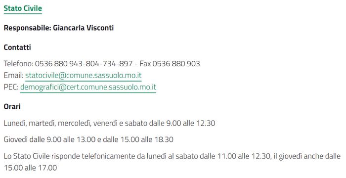 Rito civile Sassuolo 1