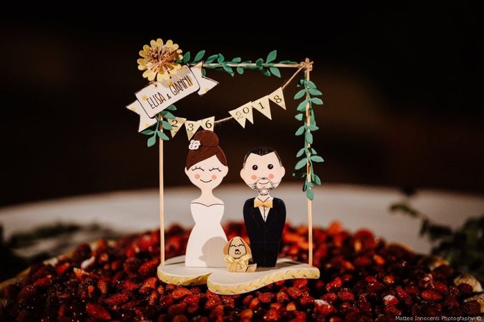 Quale cake topper vi piace di piu? 👩‍❤️‍💋‍👨 4