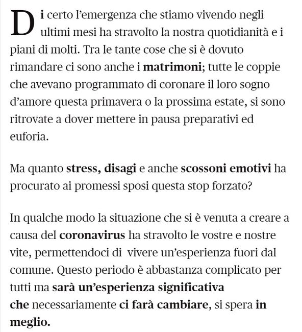 Per chi ha rimandato il matrimonio 2