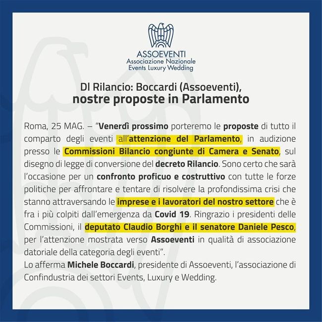 da luglio 2020 in poi - chi non intende rimandare 2