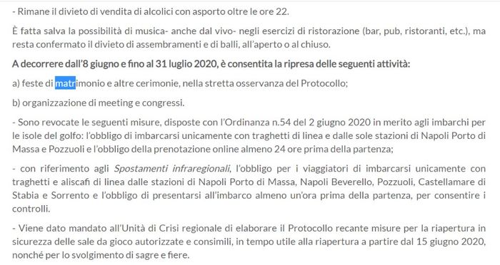 da luglio 2020 in poi - chi non intende rimandare 2