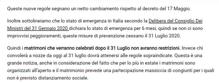 da luglio 2020 in poi - chi non intende rimandare 2