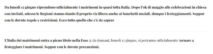 Fase 3. Ripartono i matrimoni 2