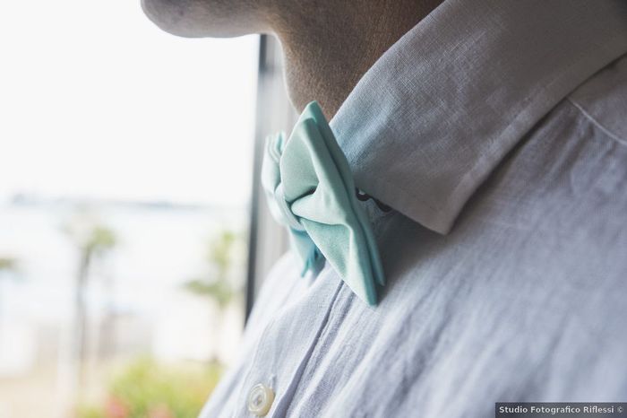 Papillon o cravatta? Lasciati ispirare dalle scelte fatte dagli sposi dei nostri Real Wedding, quale preferisci? 2