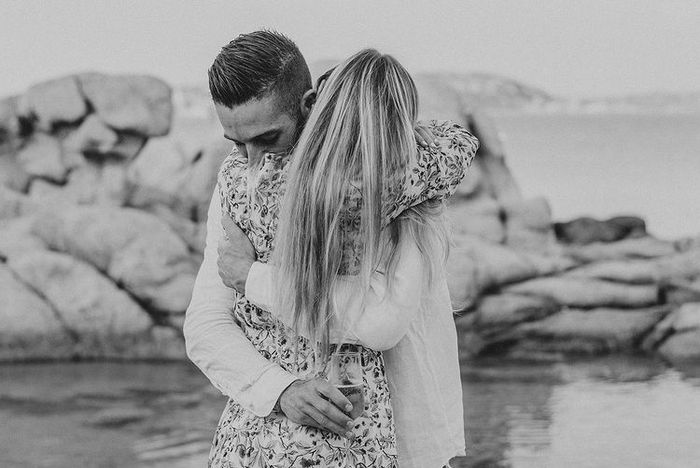 La romantica proposta di matrimonio in spiaggia di Roberto Gagliardini alla sua fidanzata Nicole Ciocca 💍 8