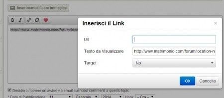 a questo punto si aprirà una finestrella, dove troverete la scritta 