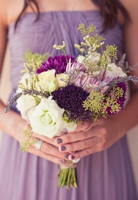 Bouquet lilla- glicine -viola, che ne pensate?