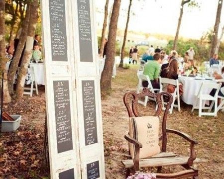 60 idee per il tuo matrimonio: segnaposti e tableau