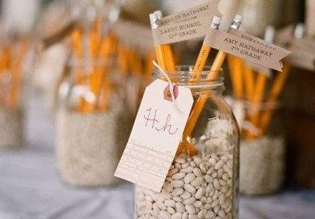 60 idee per il tuo matrimonio: segnaposti e tableau