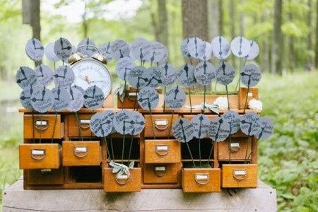 60 idee per il tuo matrimonio: segnaposti e tableau