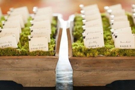 60 idee per il tuo matrimonio: segnaposti e tableau